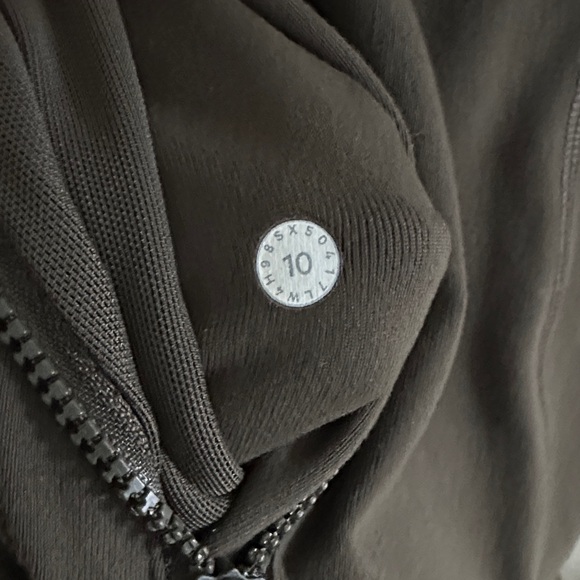 lululemon olive define jacket women’s size 10 - Picture 2 of 3